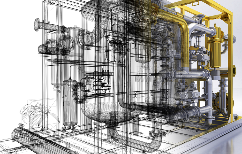 BIM engineer drawing.